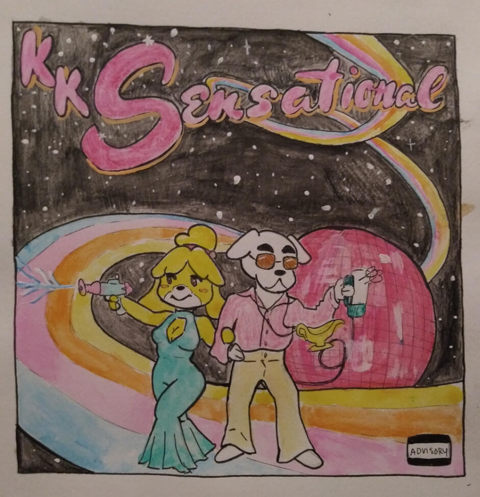 K.K. Slider version of a Yung Gravy album, watercolor